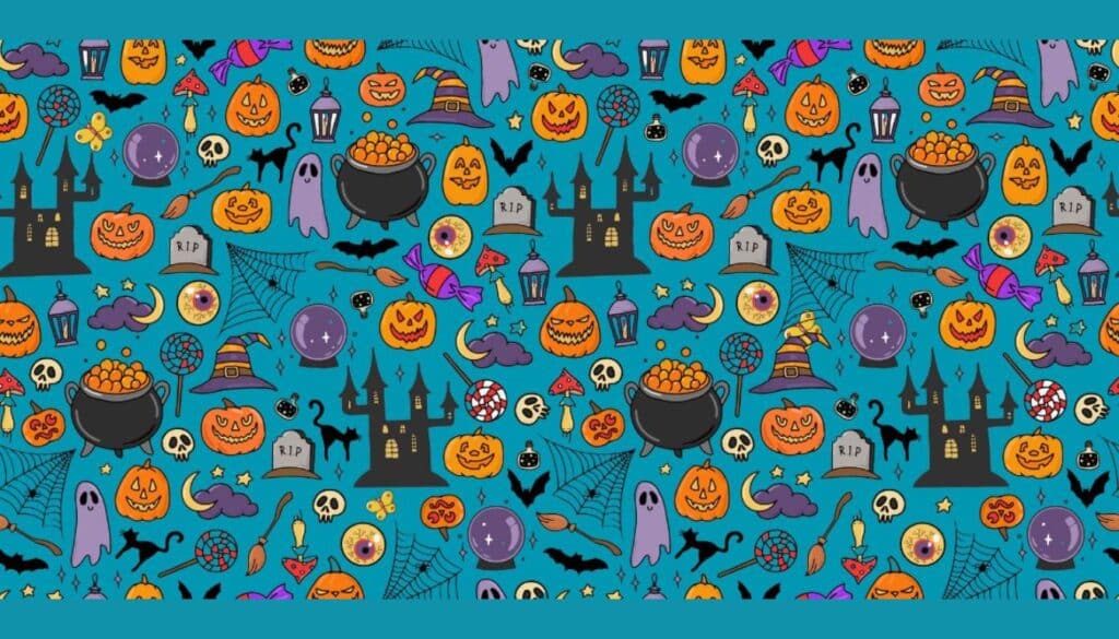 Can you spot 3 hidden butterflies among Halloween items in just 15 seconds? Test your observation skills now!